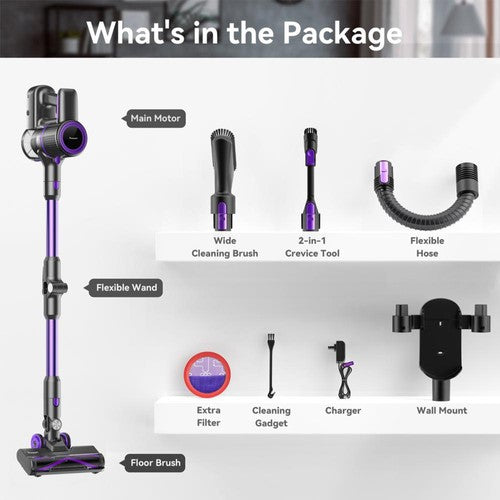 POWEART N700 Cordless Vacuum Cleaner 30kPa