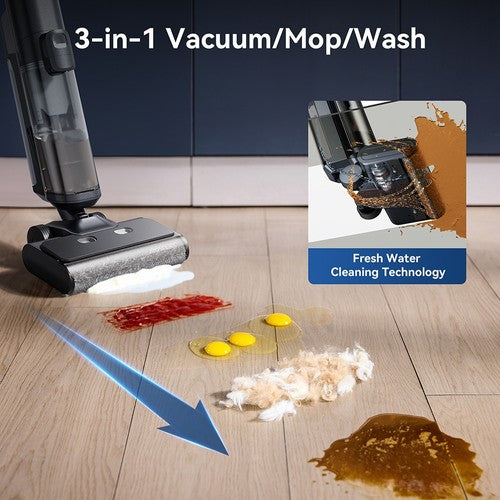 Proscenic F20A Cordless Vacuum Cleaner, LED Screen, Self-Cleaning & Air Drying