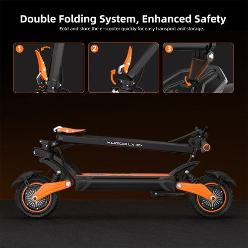 Kugoo LX10+ Electric Scooter, 2*1400W Motor, 60V 20.8Ah