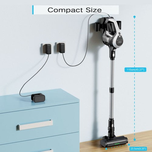 MOOSOO YC1 Cordless Vacuum Cleaner, 12kPa High Suction