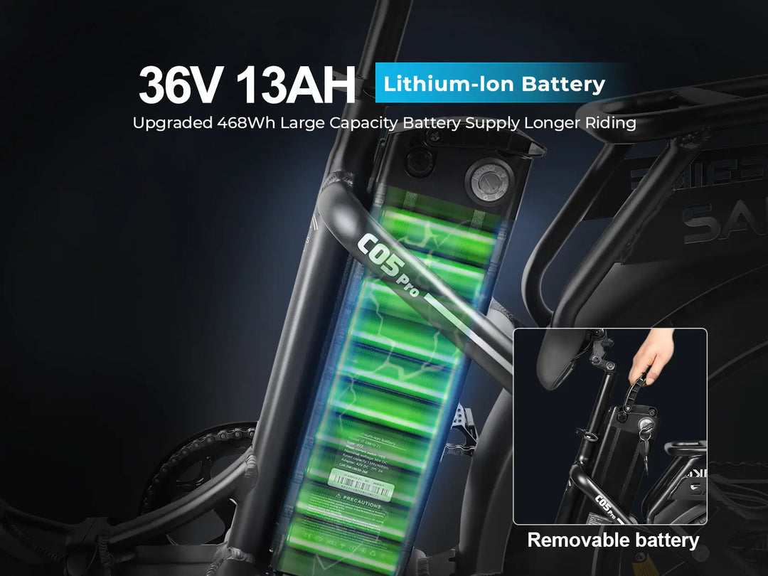 C05 Pro Step-through Folding Electric Bike