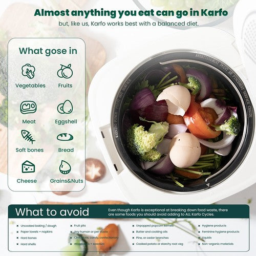 Karfo UF006-EC Electric Waste Kitchen Composter