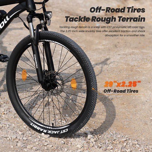 Touroll U1 29-inch Off-Road Electric Bike with 250W Motor, 36V 13Ah