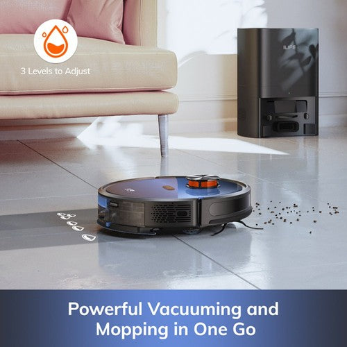 ILIFE T10s Robot Vacuum Cleaner, 2 in 1 Vacuum