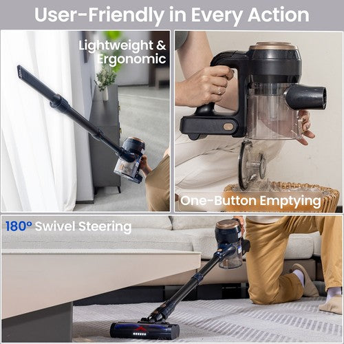 Proscenic P11 Lite Cordless Vacuum Cleaner, Max 28 kPa