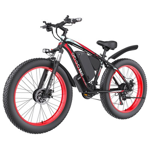 GOGOBEST GF700 Electric Bike, 2*500W Dual Motor, 48V 18.2Ah