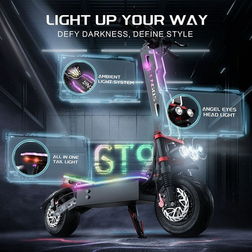 FENGQS GT9 Electric Scooter, 3500W*2 Motor, 60V 38Ah