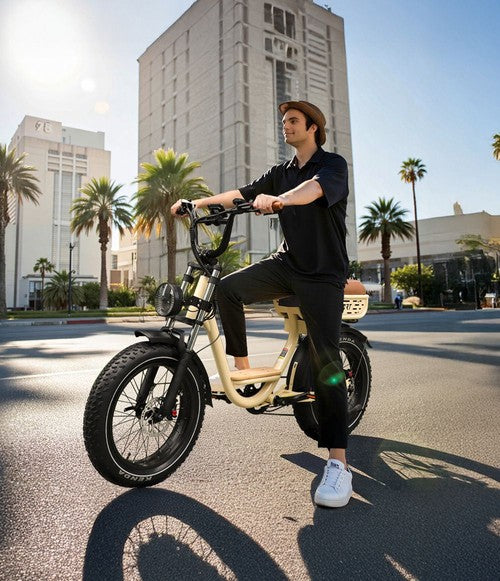 Onesport W77 Electric Bike, 500W Motor, 48V 18Ah