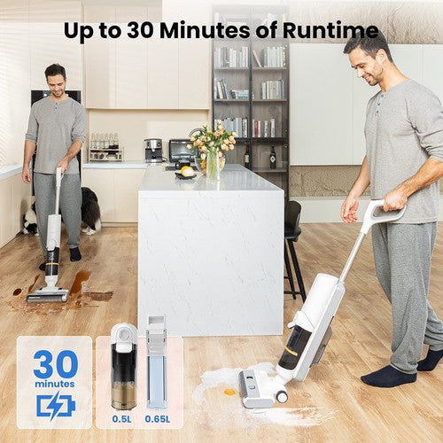 Proscenic F10 Pro Cordless Vacuum and Mop, Self-Cleaning