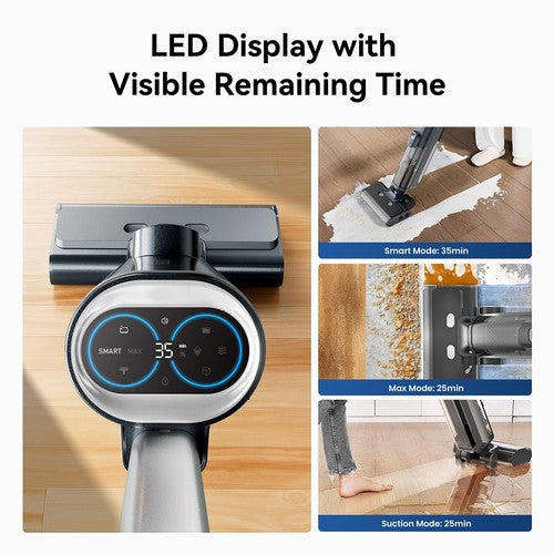 Proscenic F20A Cordless Vacuum Cleaner, LED Screen, Self-Cleaning & Air Drying