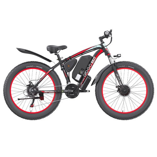 GOGOBEST GF700 Electric Bike, 2*500W Dual Motor, 48V 18.2Ah