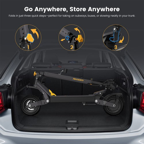 Ausom L1 Electric Scooter, 800W Motor, 48V 15.6Ah
