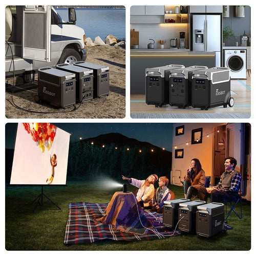 FOSSiBOT FB3840 Expansion Battery, 3840Wh LiFePO4 Battery Pack for F3600 Pro