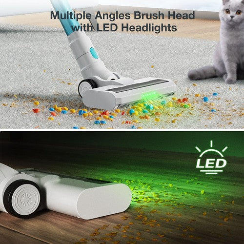 MOOSOO S6 Cordless Stick Vacuum Cleaner, 18kPa