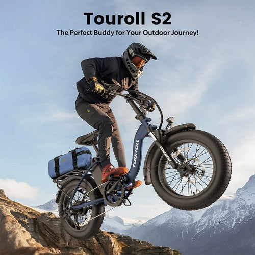 Touroll S2 Electric Bike, 650W Max Power, 48V 15Ah