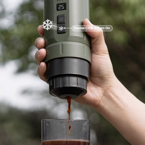 HIBREW H4C Portable Espresso Maker, Handheld Manual Coffee Machine for Camping