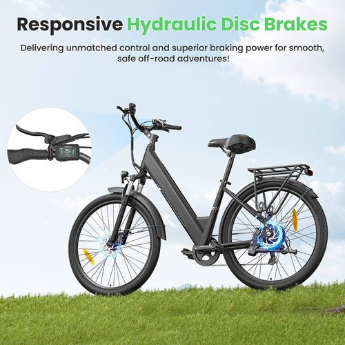Touroll J1 Pro Electric Bike, 250W Motor, 36V 15.6Ah