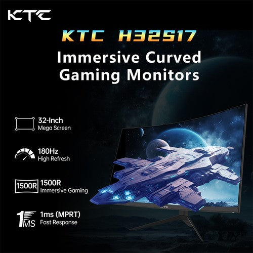 KTC H32S17 32 inch 1500R Curved Gaming Monitor