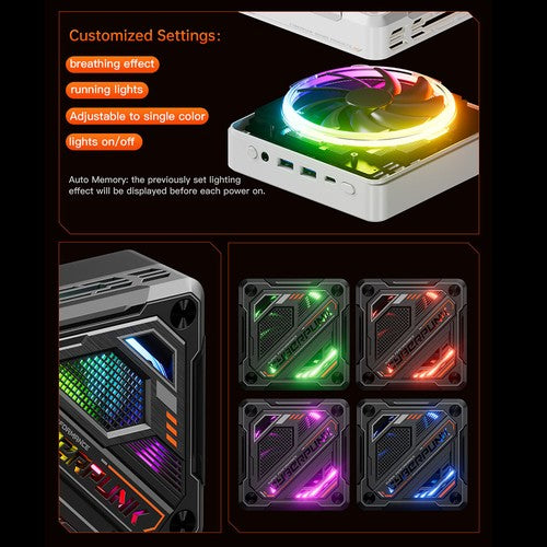 AOOSTAR GOD88 Mini PC, AMD Ryzen 7 8845HS 8 Core Max 5.1GHz, 32GB DDR5 RAM 1TB SSD