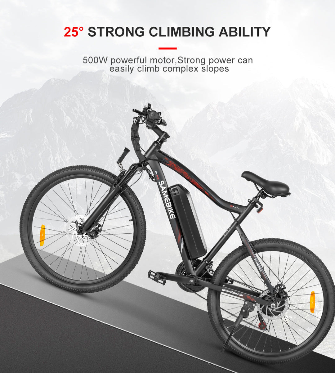 Samebike SY26-II Mountain Electric Bike 500W