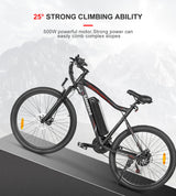 Samebike SY26-II Mountain Electric Bike 500W