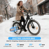 ESKUTE C100 PLUS Electric Bike, 250W Motor, 36V 13Ah
