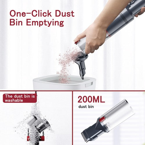 SmartAI H5 Handheld Cordless Vacuum Cleaner, 17KPa