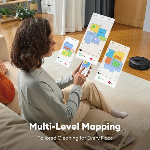 Ultenic D10 Robot Vacuum Cleaner, 15min LiDAR Quick Map, 4000Pa