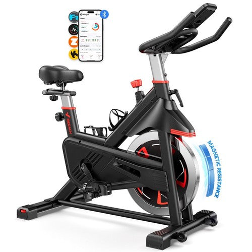 MERACH S38 Magnetic Exercise Bike, 136kg Max Load