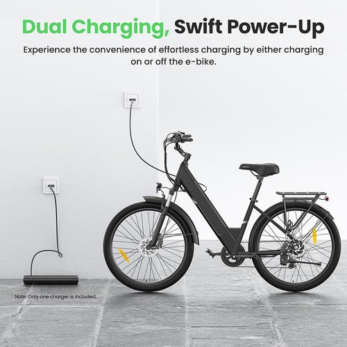 Touroll J1 Pro Electric Bike, 250W Motor, 36V 15.6Ah