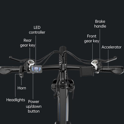 Ridstar S29 Pro Electric Bike, 1000W Motor, 48V 21Ah