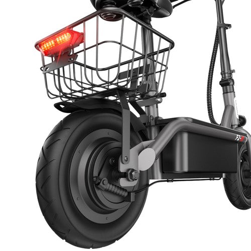 iScooter F2 Electric Scooter 500W with Seat & Rear Basket