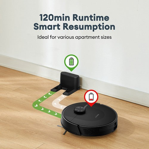 Ultenic D10 Robot Vacuum Cleaner, 15min LiDAR Quick Map, 4000Pa
