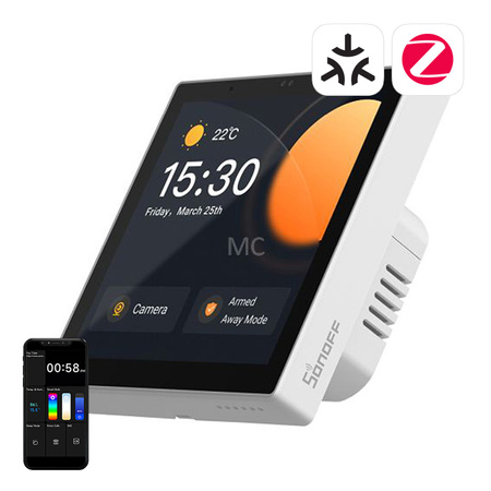 Smart Control Panel Matter WiFi/Bluetooth/ZigBee Sonoff NSPanel Pro