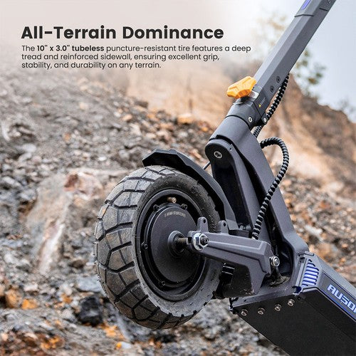 Ausom DT2 Pro Electric Scooter, 2*1100W Motor, 52V 23.4Ah