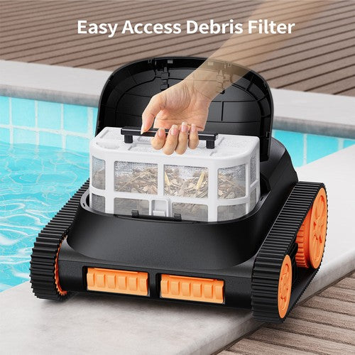 CoasTeering Nebula Cordless Robotic Pool Cleaner, 180min Runtime