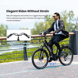 Touroll MA1 Electric Bike, 250W Mid-drive Motor 36V 13Ah