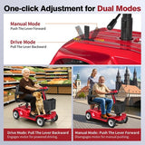 Unificare Lucas Pro Four-wheeled Scooter, 180W Motor, 24V 12Ah