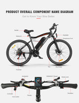 Samebike SY26-II Mountain Electric Bike 500W