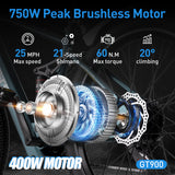 Aairsk GT900 electric bike 400W motor 36V13Ah