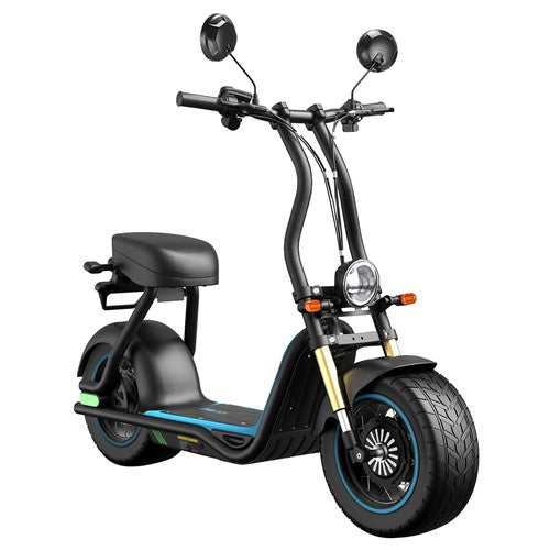 Honeywhale M5 Max Electric Scooter with Seat, 14″ Rubber Pneumatic Tires, 1000W
