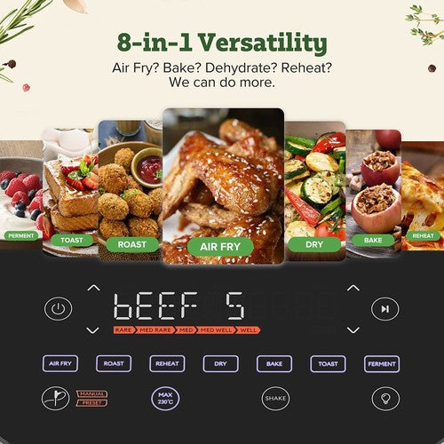 CHEFREE AF500 1700W 6.5L Air Fryer, with Smart Probe Thermometer