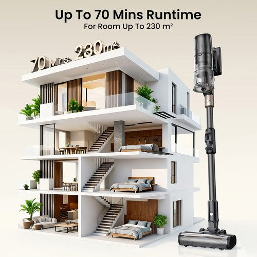 Proscenic P20 OnePass Cordless Vacuum Cleaner 70000Pa