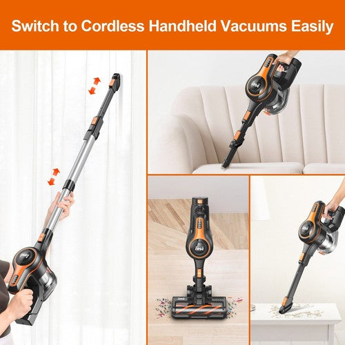 INSE S680 Cordless Stick Vacuum, 28kPa 250W