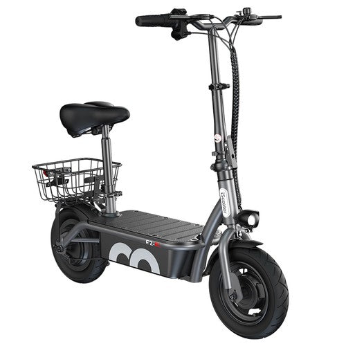 iScooter F2 Electric Scooter 500W with Seat & Rear Basket