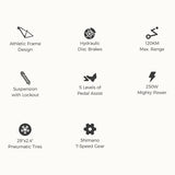 Foride Xtremer 3 Electric Bike 250W 48V 12Ah