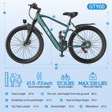 Aairsk GT900 electric bike 400W motor 36V13Ah