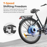 Foride Roamer 1 Step-thru Electric Bike 250W Motor 36V 13Ah