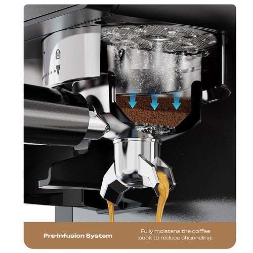 HiBREW H20 All-in-One Coffee Machine with Built-in Grinder, Dual Hot & Cold Extraction