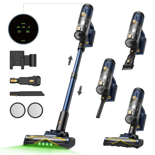 Vactidy V12 Cordless Vacuum Cleaner 50000Pa Suction 450W